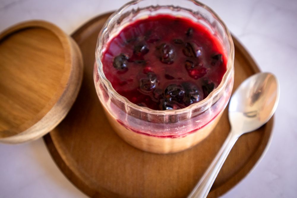 Choc-Berry Overnight Protein Oats