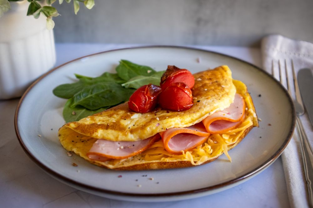 Classic Ham & Cheese Protein Omelette