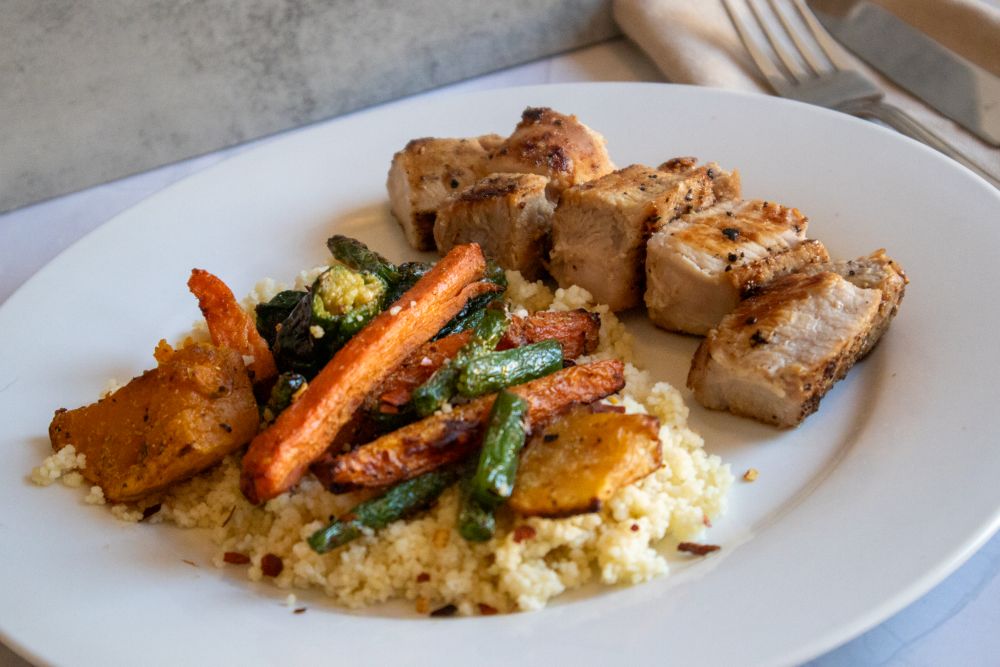 Pork & Roasted Veg Couscous