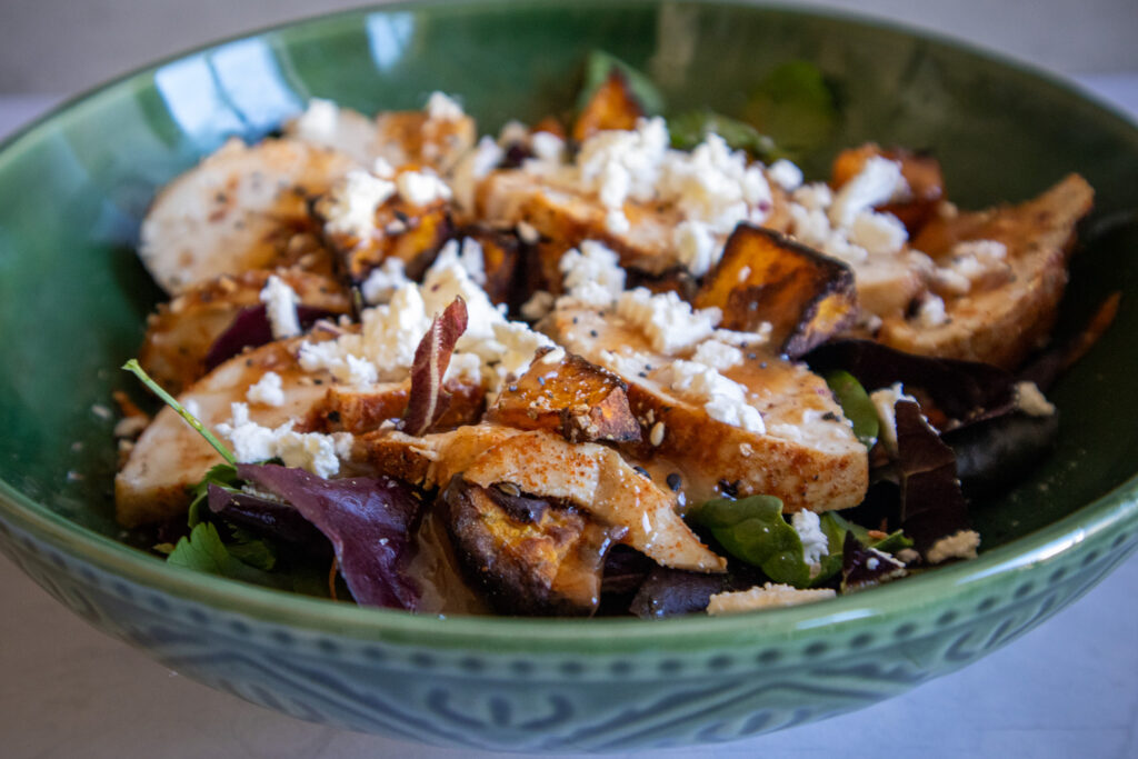 Roasted Butternut & Seared Peri-Peri Chicken Bowl
