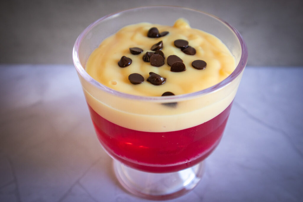 Strawberry Jelly & Vanilla Custard